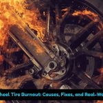 Front Wheel Tire Burnout