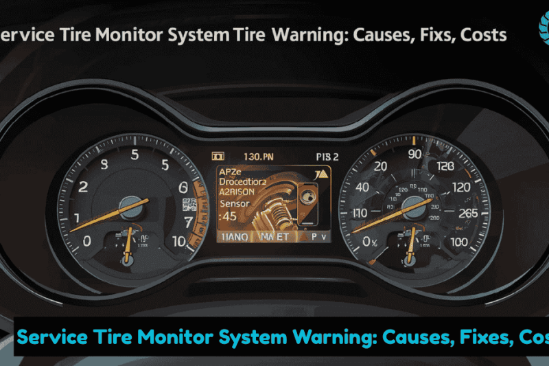 Service Tire Monitor System Warning: Causes, Fixes, Costs