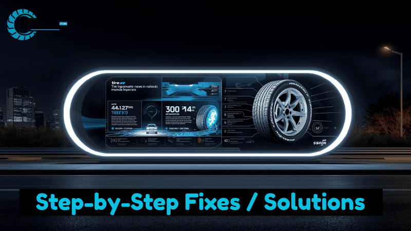 Tire News: Step-by-Step Fixes / Solutions