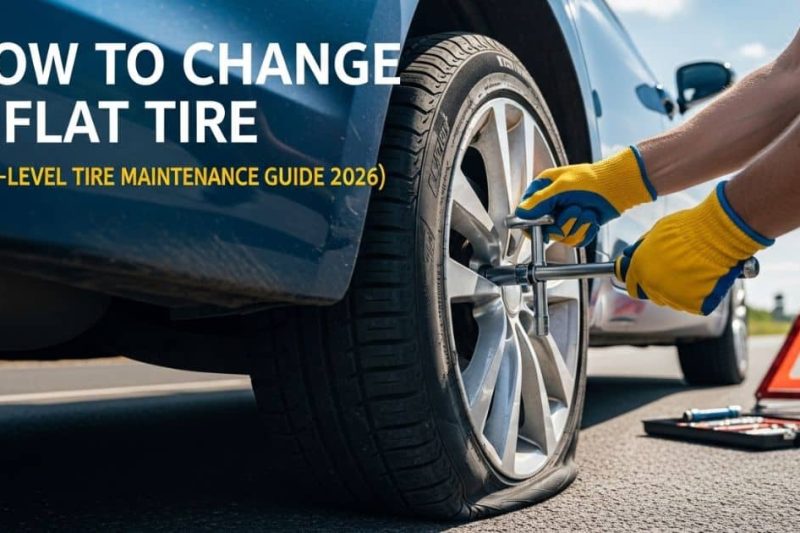 How to Change a Flat Tire (Pro-Level Tire Maintenance Guide 2026)